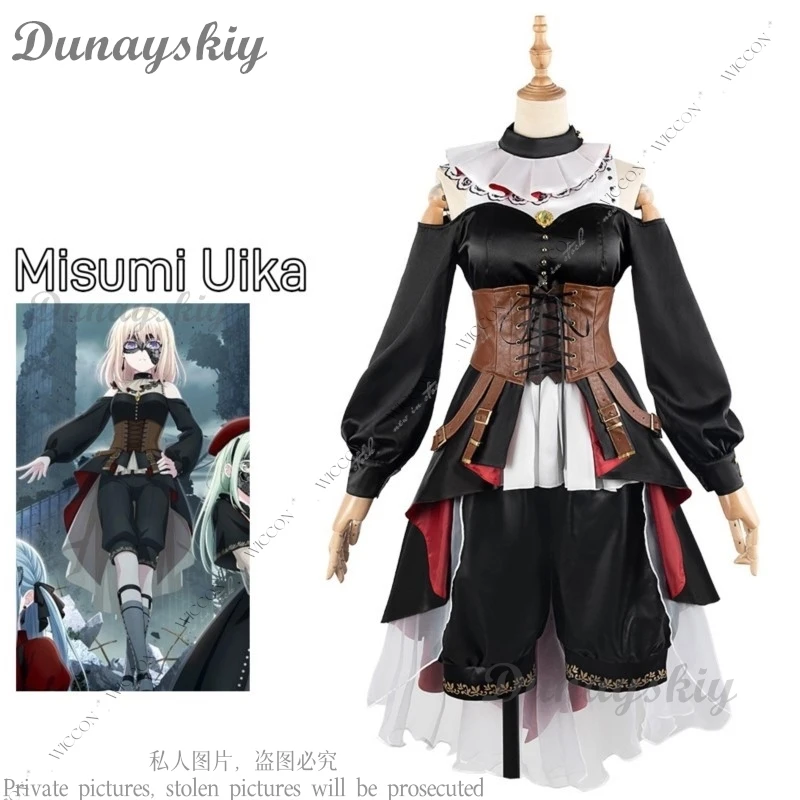 Ave Mujica BanG Dream! Anime Game Yutenji Nyamu Misumi Uika Yahata Umiri Wakaba Mutsumi Togawa Sakiko Cosplay Costume Stage