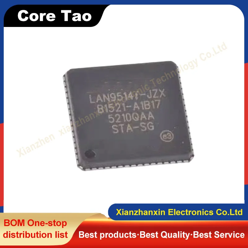 1pcs/lot LAN9514 LAN9514i-JZX LAN9514i-JZX-TR VFQFN-64 USB2.0 Ethernet controller chip