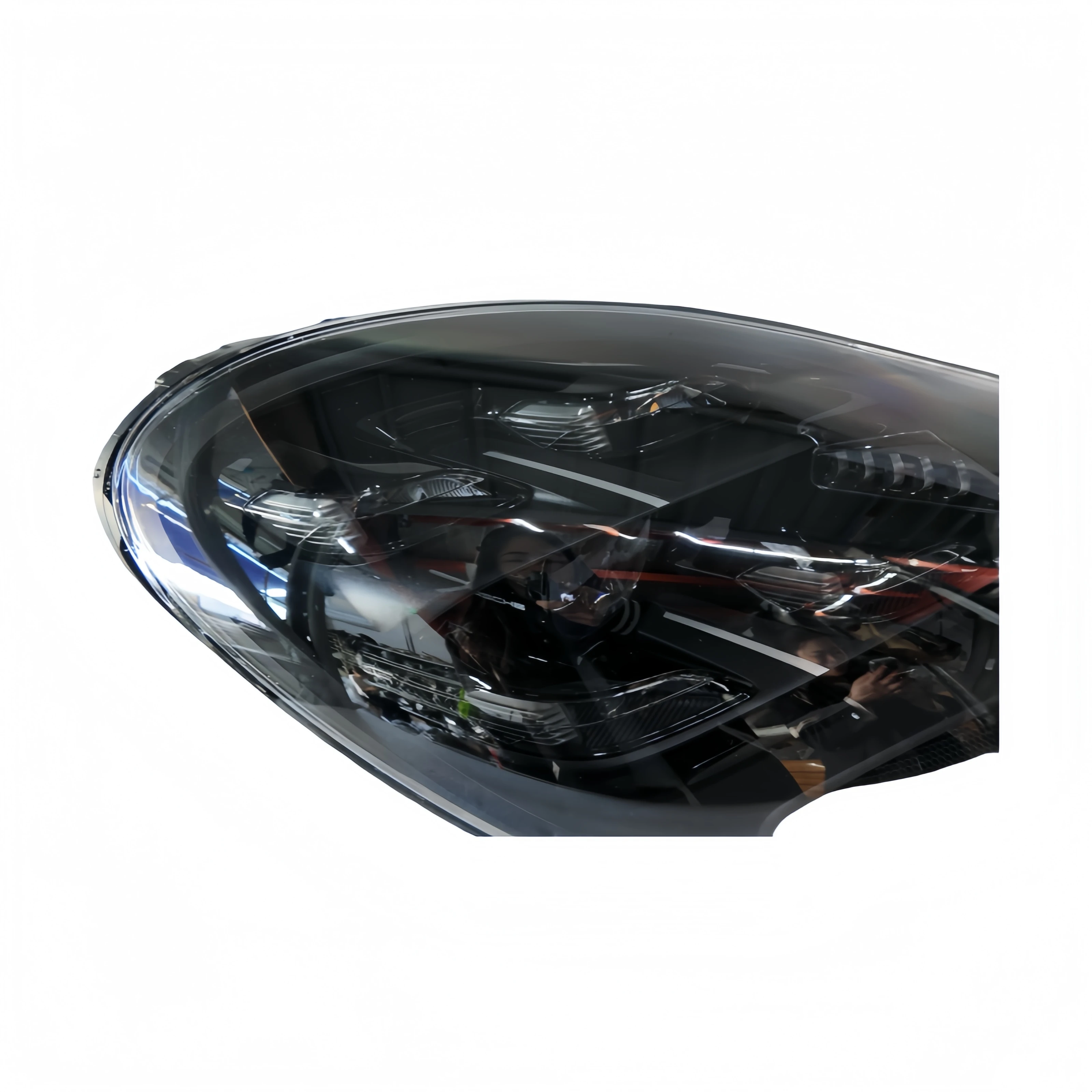 

LED headlights on the left Matrix design for 971