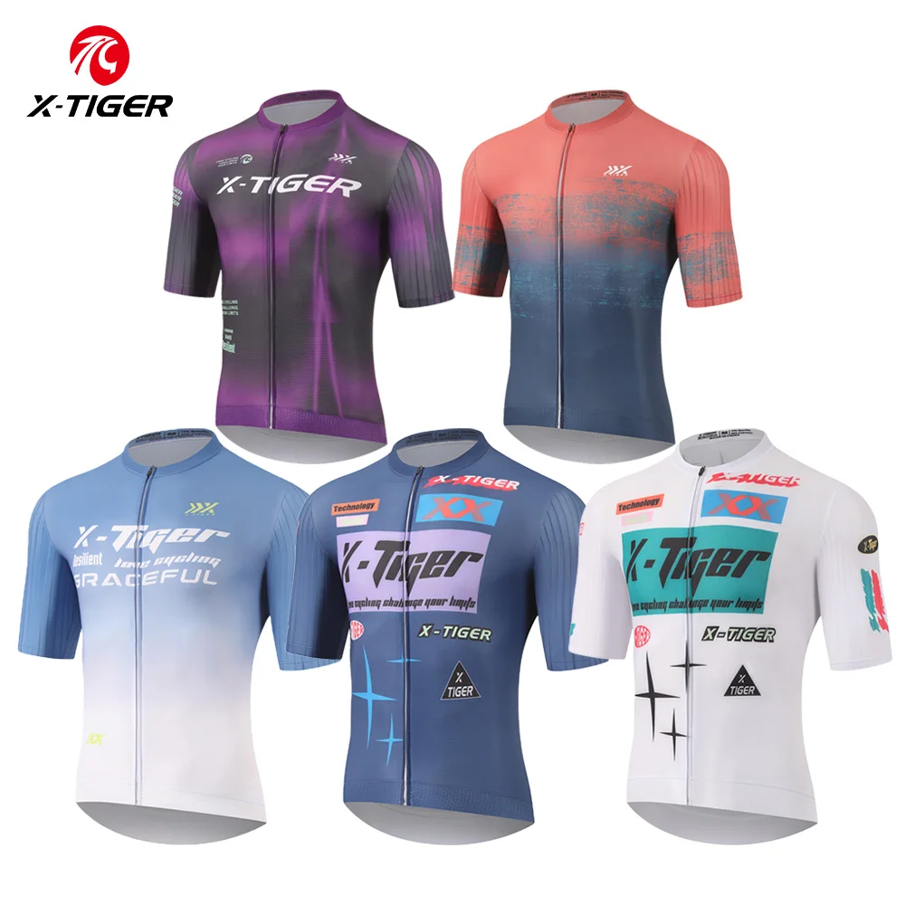 

X-TIGER Men Summer Breathable Sports T-Shirt Tight Fit High Quality Quick Dry Short Sleeve Top for Gym Running Outdoors Cycling