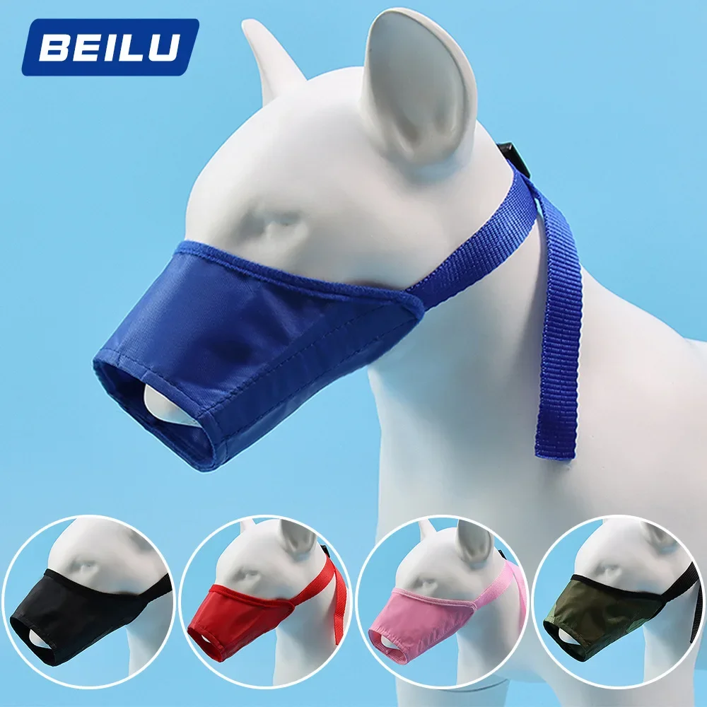 

New Dog Muzzle Adjustable Anti-Bite, Anti-Bark for Dogs Anti-Mistake Dog Accessories Pet Supplies Products Wholesale