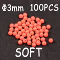 100 Piezas de Cuentas Rojas de 3x3 mm