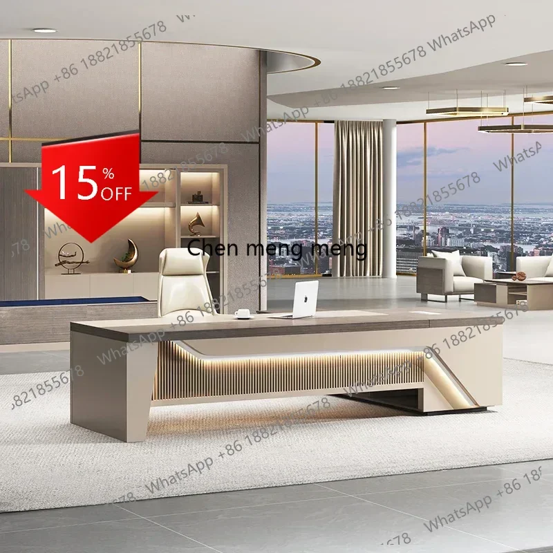 D80 Large Storage Office Desk Bedroom Modern Luxury Home Computer Office Desk Storage Drawers Writing Mesa Ordenador Furniture