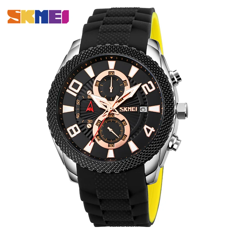 

SKMEI Fashion Luxury Multifunction Quartz Watch For Men Sport Waterproof Date Stopwatch Clock Casual Mens Watches Reloj Hombre