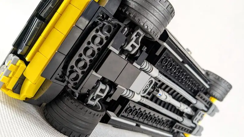 1077 Parts Building Block Car Model MOC 2600 RS 12 Rivets Wide For Boy Adult Children Christmas Gift Toy Bricks