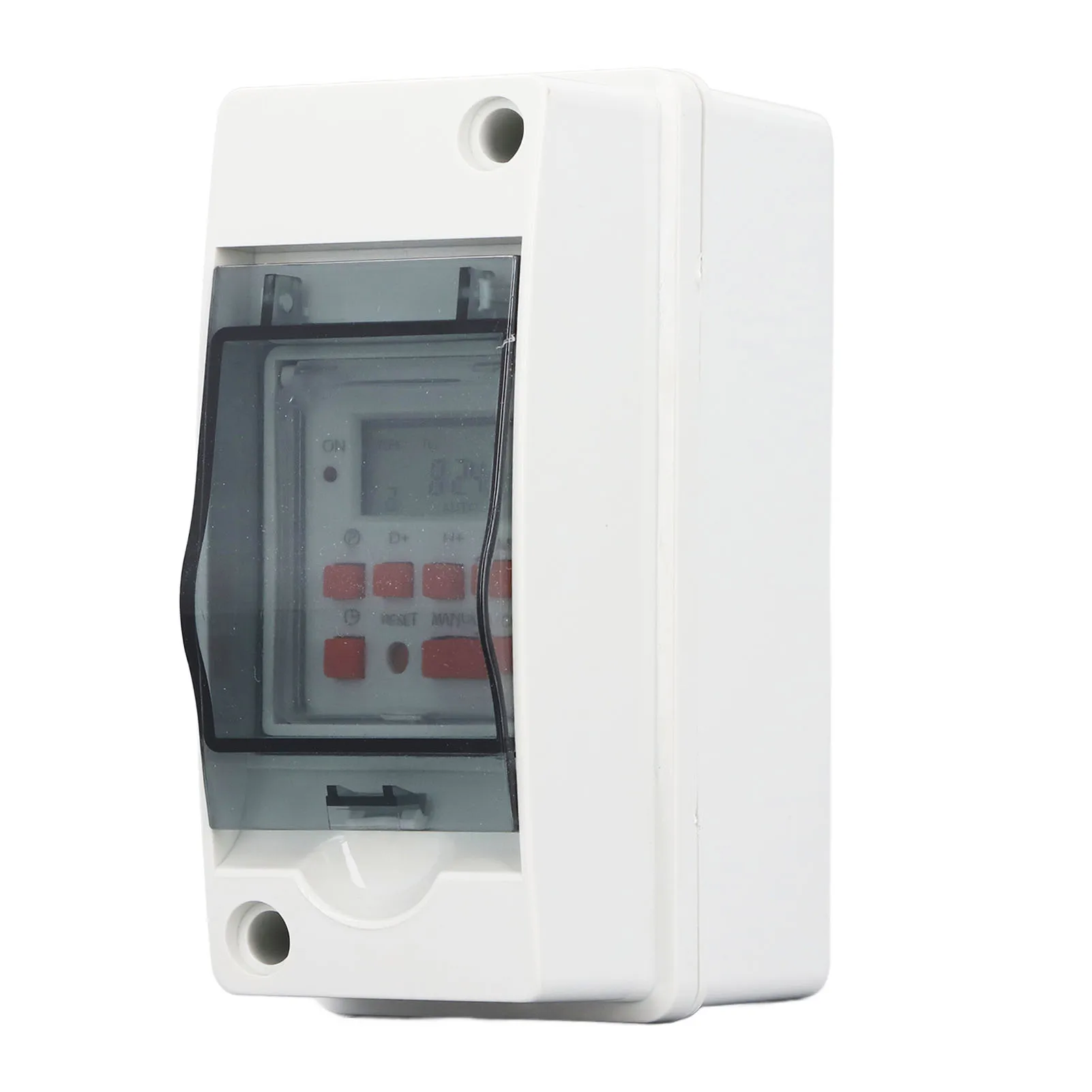 Timer Switch 7 Day 28 On Off Schedules Programmable LCD Display Digital Timer Switch with Waterproof Box AC85‑265V