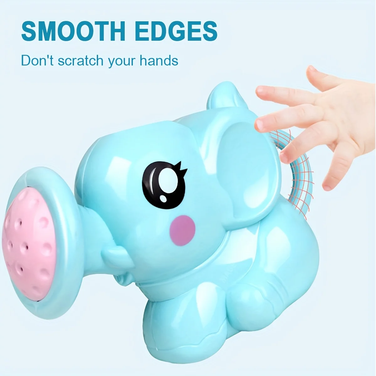 Juguetes de baño para jóvenes, hervidor de ducha con elefante de dibujos animados, accesorios divertidos para juegos acuáticos, 1 ud.