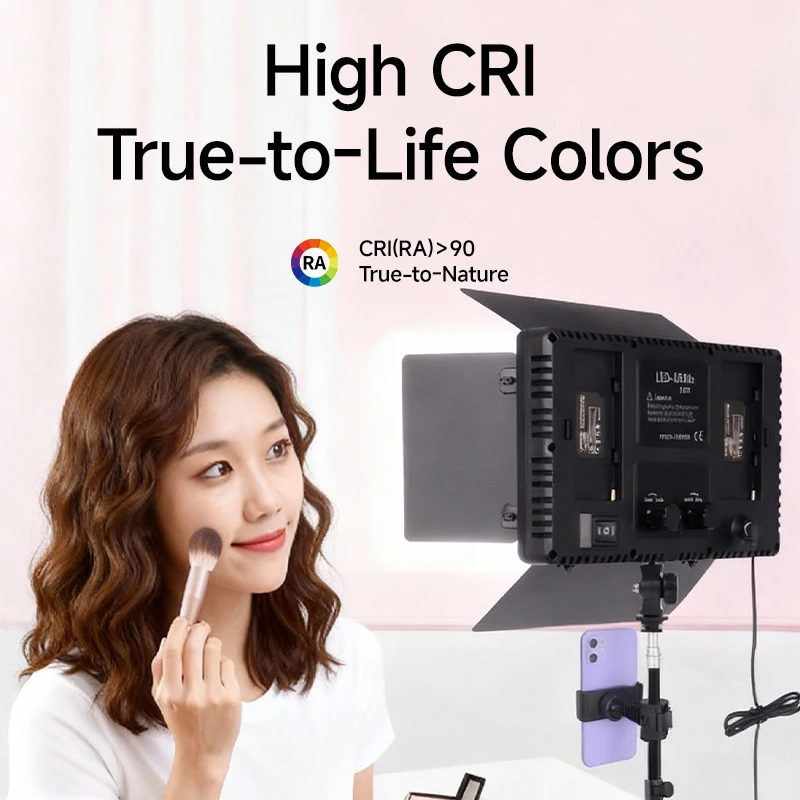 LED U600 Photography Fill Light Indoor Photo Live Flat Panel Gourmet Shooting Room Lighting for Enhanced Image Quality