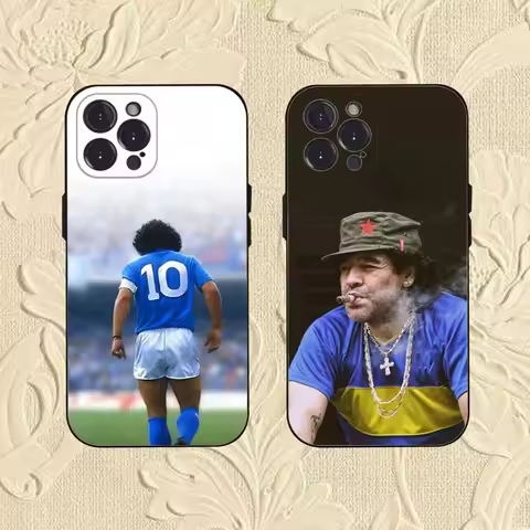 M-Maradona-as Star 10 Phone Case For iPhone 16,se4,15,14,13,12,11,Pro,X,XS,Max,XR,Plus,Mini Soft Black Cover