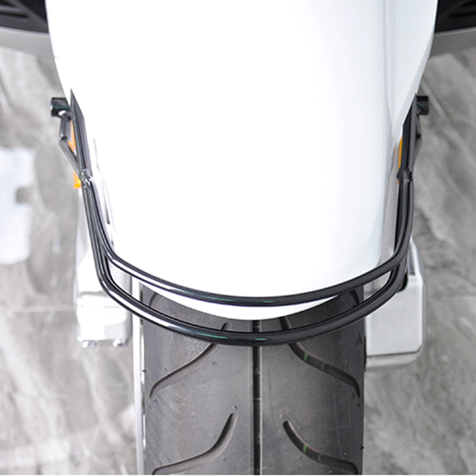 Panical For Honda Gold Wing 1800 GL1800 F6B 2018-2026 Motorcycle Fender Bracket Secure Anti-collision Strip Bumper Black
