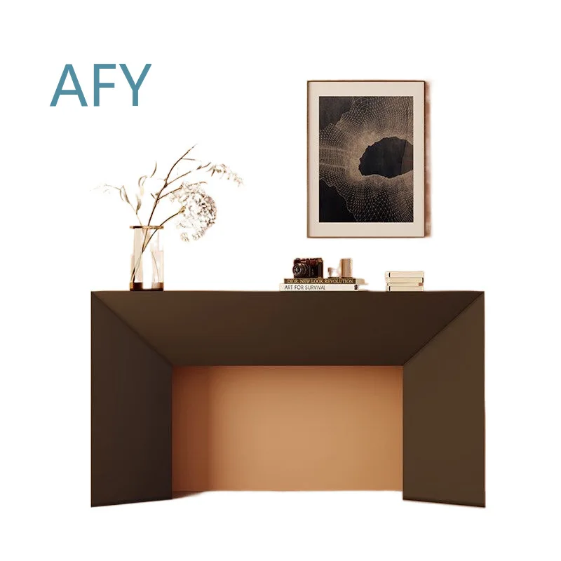 Italian-style Porch Table for Modern Home Decor Wall-Mounted Narrow End Table for Small Spaces Living Room Bedroom Hallway