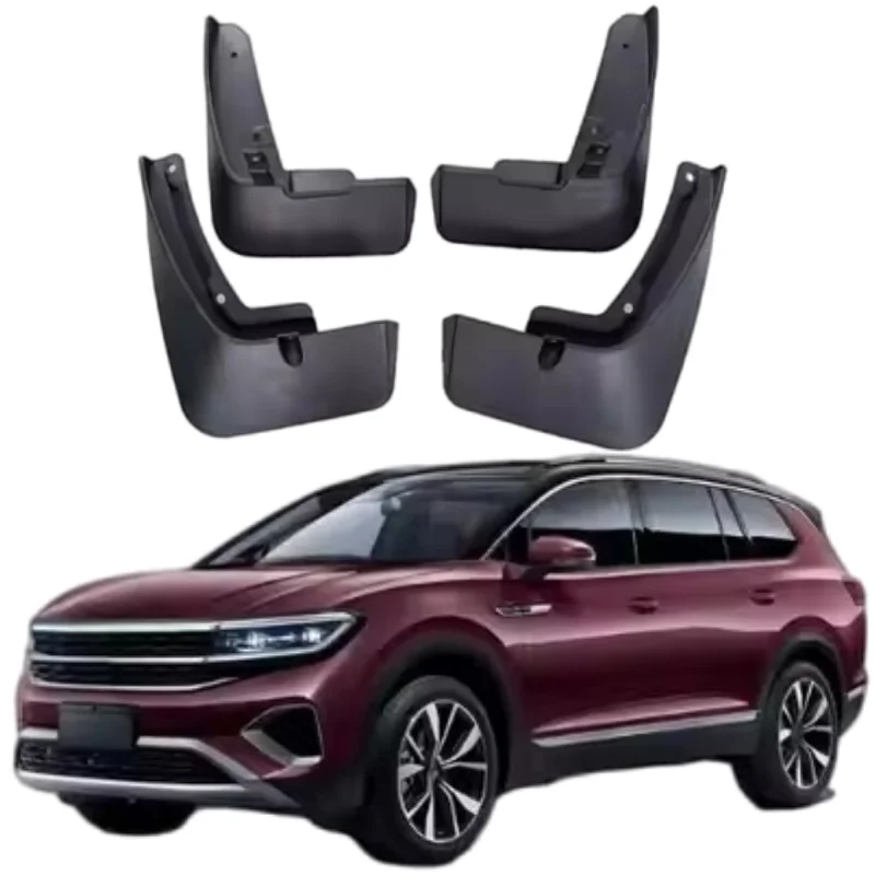 

Modification Car Accessories PP+TPR Car Mudflaps Mudguard Splash Guards Febder for Talagon 2021
