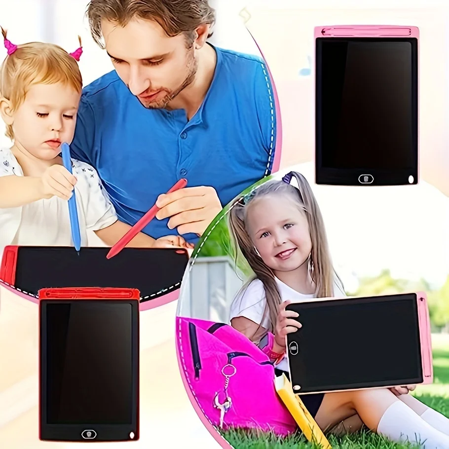 Prancheta eletrônica para crianças, Escrita de tela LCD, Comprimidos de desenho gráfico digital, Almofada de escrita eletrônica, 8.5in