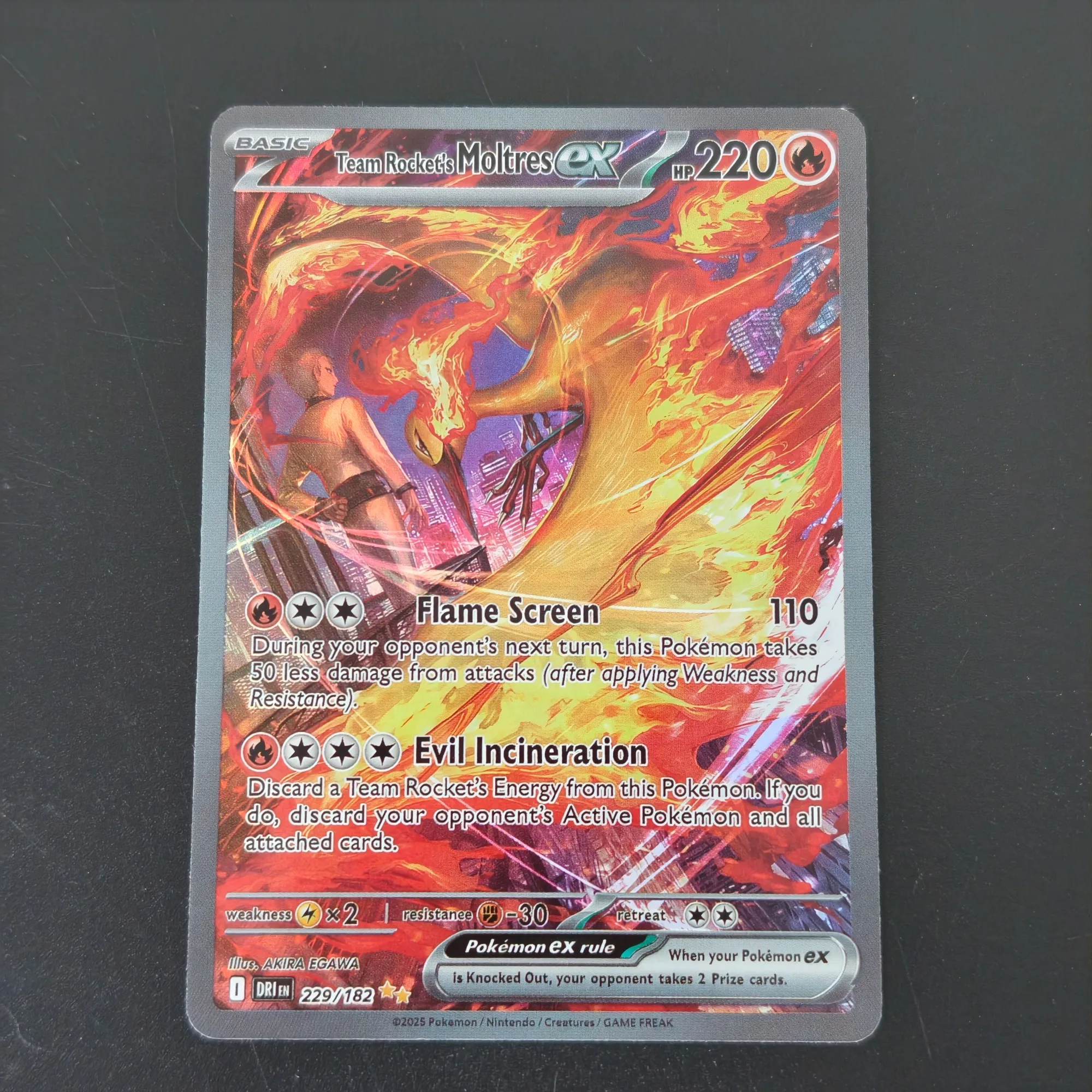 DIY Pokemon Character Full Art SAR UR Holo ex Cards Team Rocket Mewtwo Gold Moltres Lillie’s Clefairy Ethan’s Ho-Oh Anime Card view 6