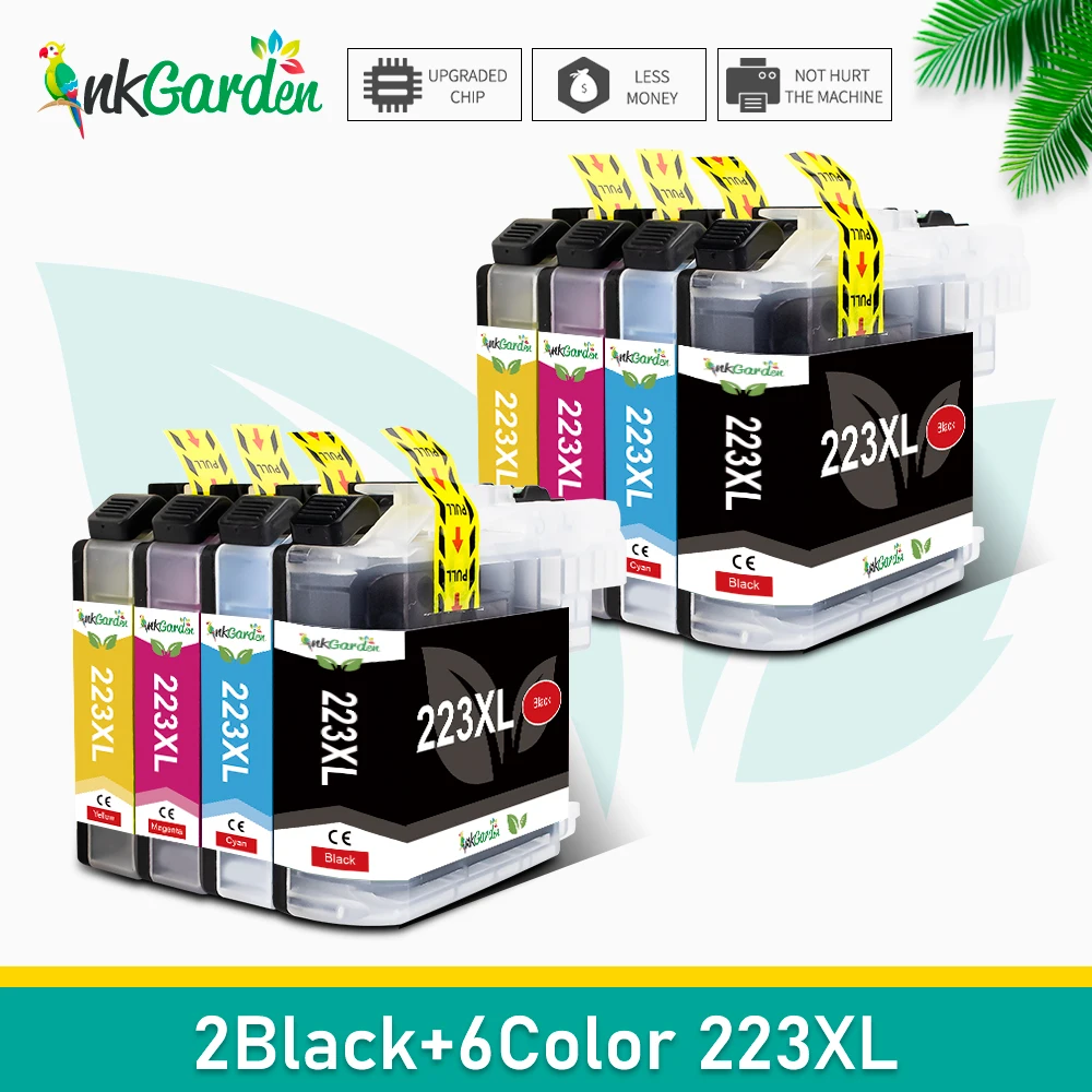 LC223 Cartridge Compatible For Brother LC 223 LC 223XL LC Ink Cartridges DCP-J4120DW MFC-J4420DW J4620DW 4625DW Printer XL