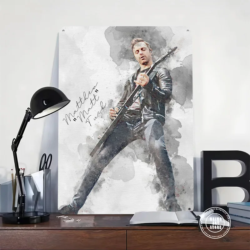 Matthew Tuck Metal Poster Custom Wall Art Retro Vintage Tinplate Signs for Man Cave Bedroom Decoration Room Decor Men Wand Deko