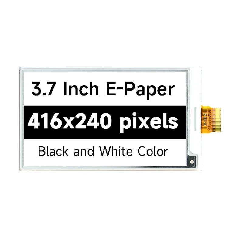 Hot Sale 3.7inch 240*416 E-paper Display Black/White E-Ink Display with SPI Communication - free shipping