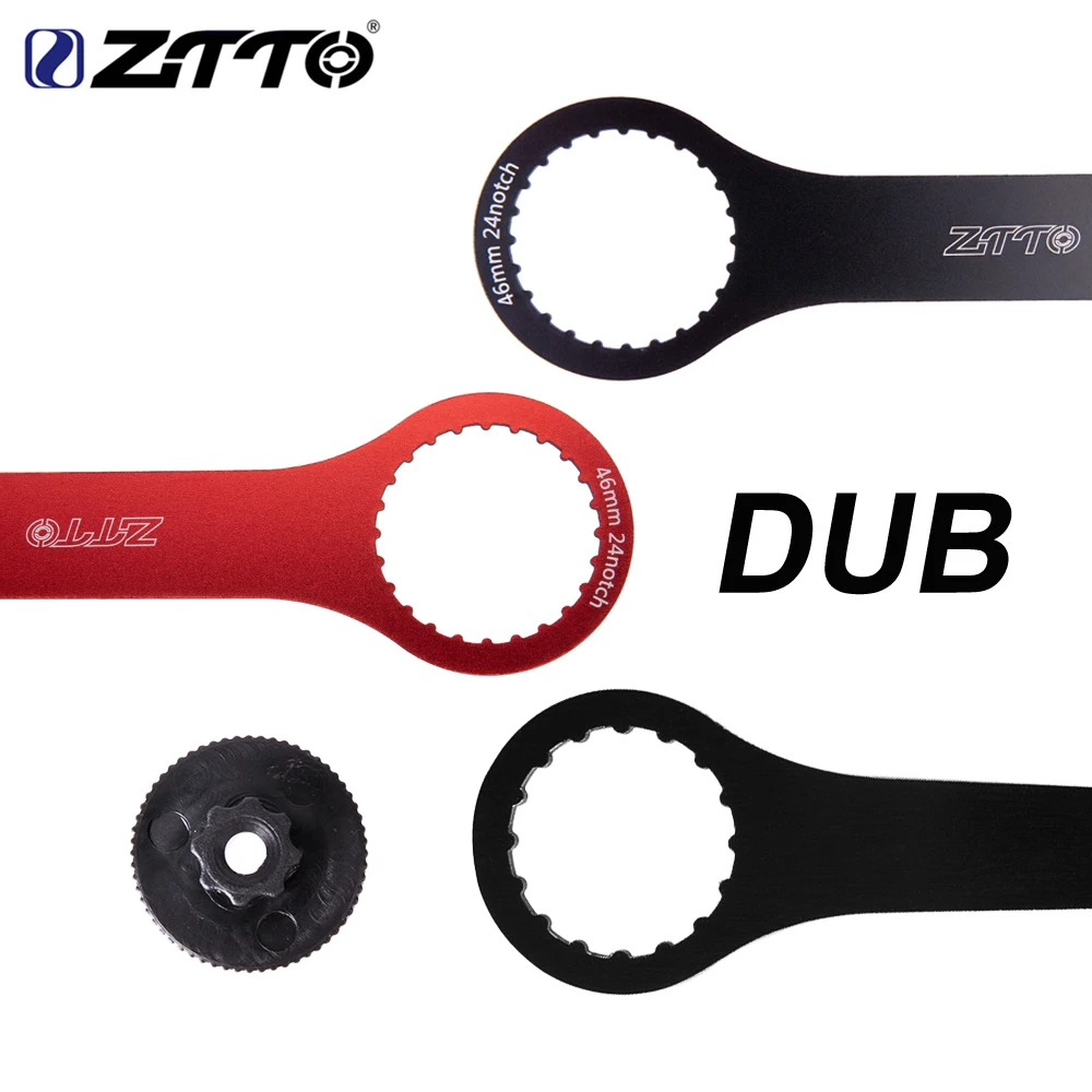 ZTTO Bicycle DUB BB Bottom Brackets Wrench 44mm 46mm 16 24 notch Install Repair for BB51 BB52 Bike Tool Spanner 1PC