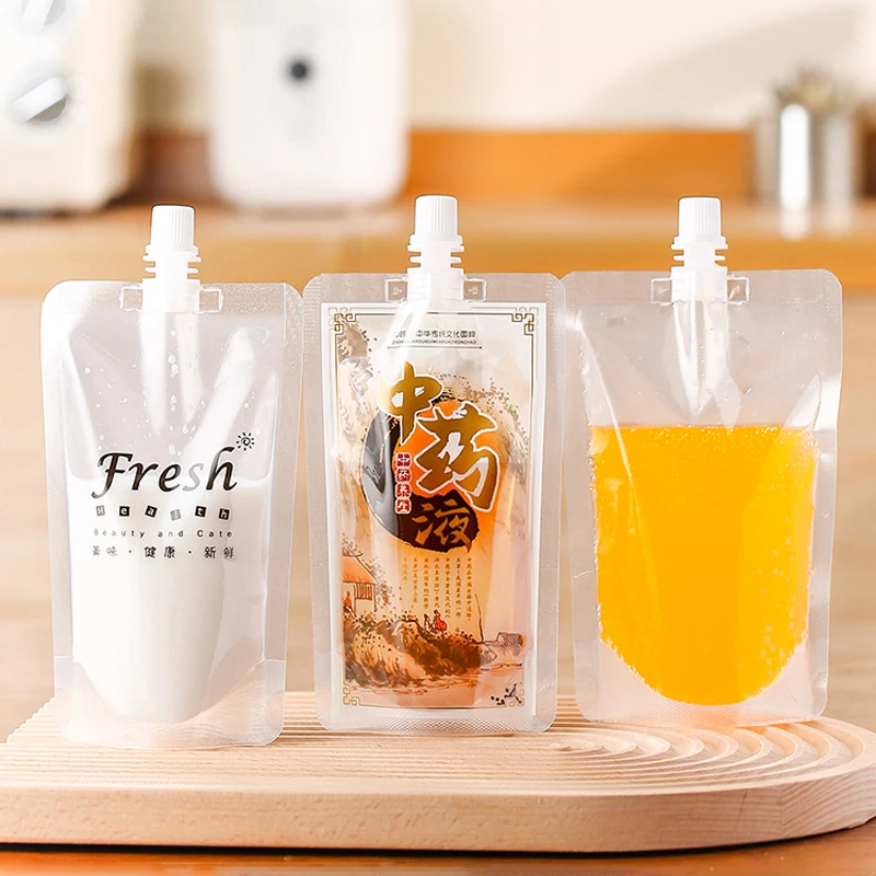 Portable Spout Pouch Customized Printing Freeze Juice Storage Beverage Ice Cold Drink