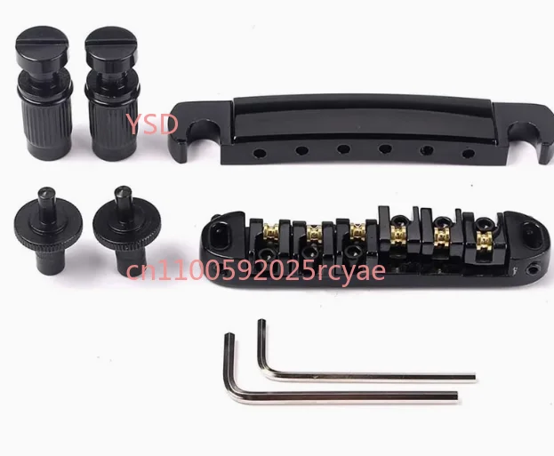 

Комплект хвостовиков для электрогитары с шпильками, верхняя нижняя подушка для моста для электрогитары