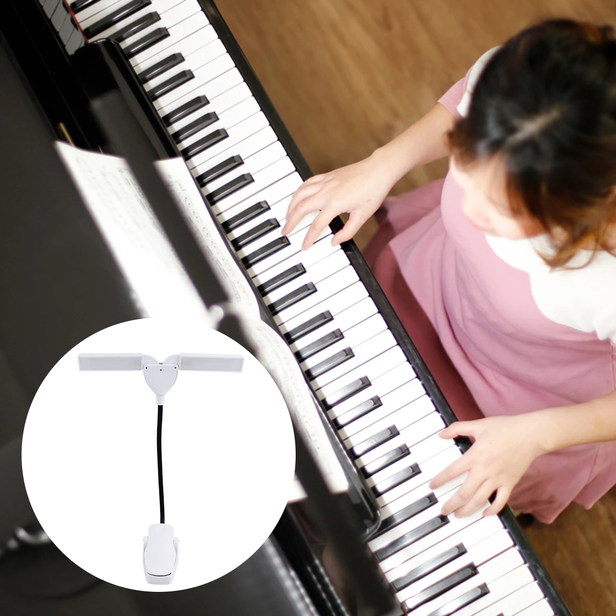 

Piano Score Stand Light Huge Clamp Attachment for Desk Upright Electronic Component