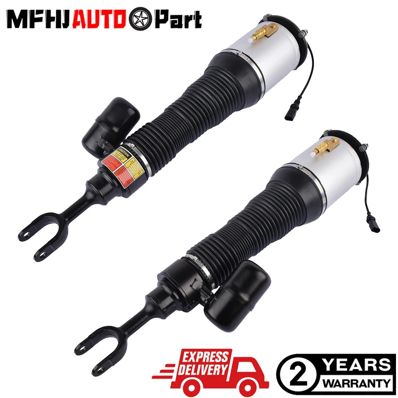 Set 2 Front Air Suspension Struts Shock For Bentley Continental GT Left & Right