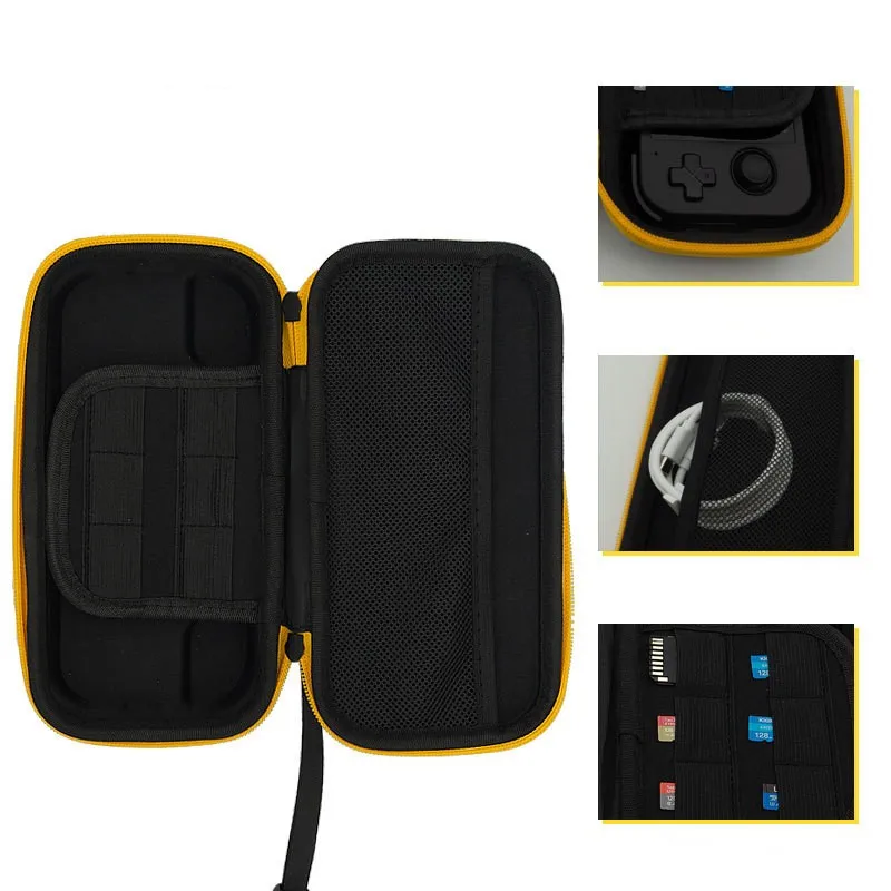 Retroid Pocket 4 Pro Case RP3+ RP4 Retroid 3 3+ 4 Console Storage Bag Cases With Tempered Glass Game Accessories Bags