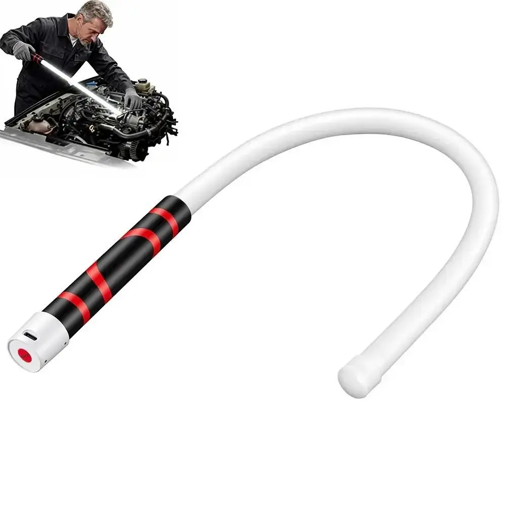 High-Lumen Silicone LED Flashlight Stick 3 Brightness Modes Long Battery Life Flexible Work Light Portable