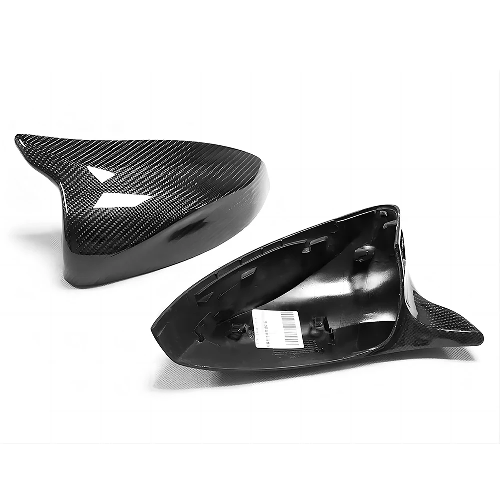 

Replacement Rearview Side Mirror Covers Cap For 14-20 Audi 8V A3 S3 RS3 M Style Carbon Fiber Shell With Blind Spot Assist