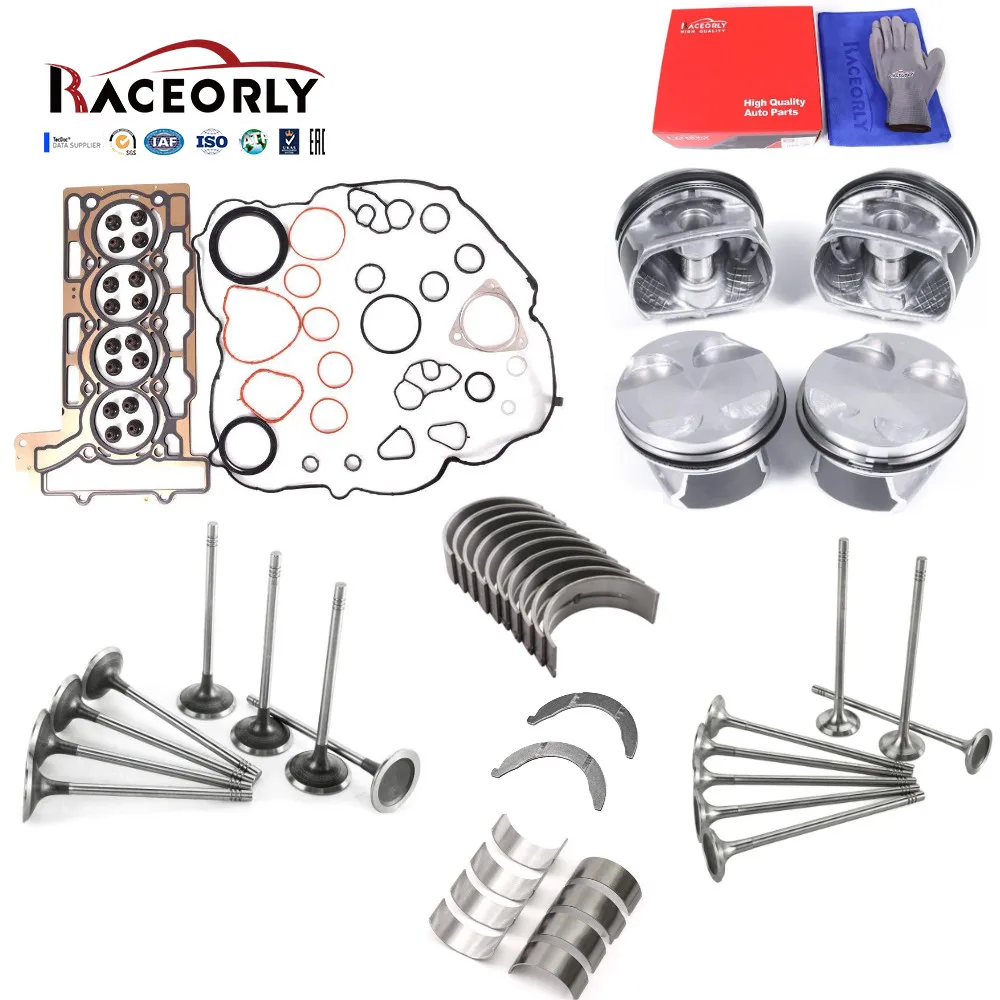 

RACEORLY Engine Rebuild Piston Valve Kit For Mini Cooper R55 R56 N12 N16 1.6
