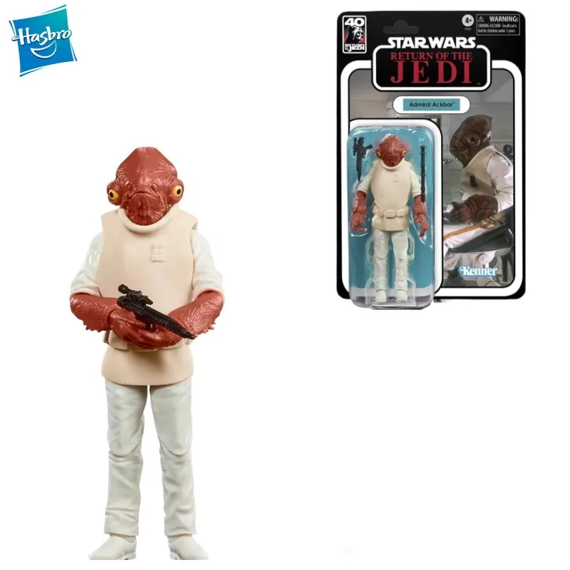 

New Original Hasbro Star Wars Return of The Jedi 40th Anniversary Limited Edition Action Figure Admiral Ackbar Model Toy