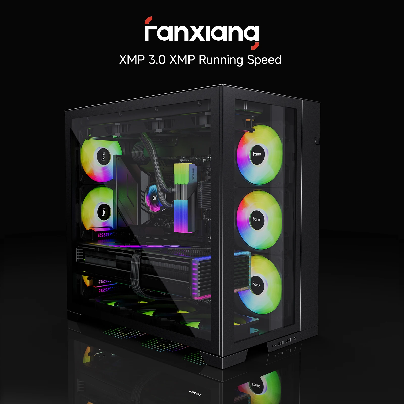 Fanxiang UD51 DDR5 pamięć Ram RGB 32 GB/64 GB 6400 MHz 7200 MHz pulpit bez ECC gry komputerowe podwójny kanał moduł pamięci RAM dla PC