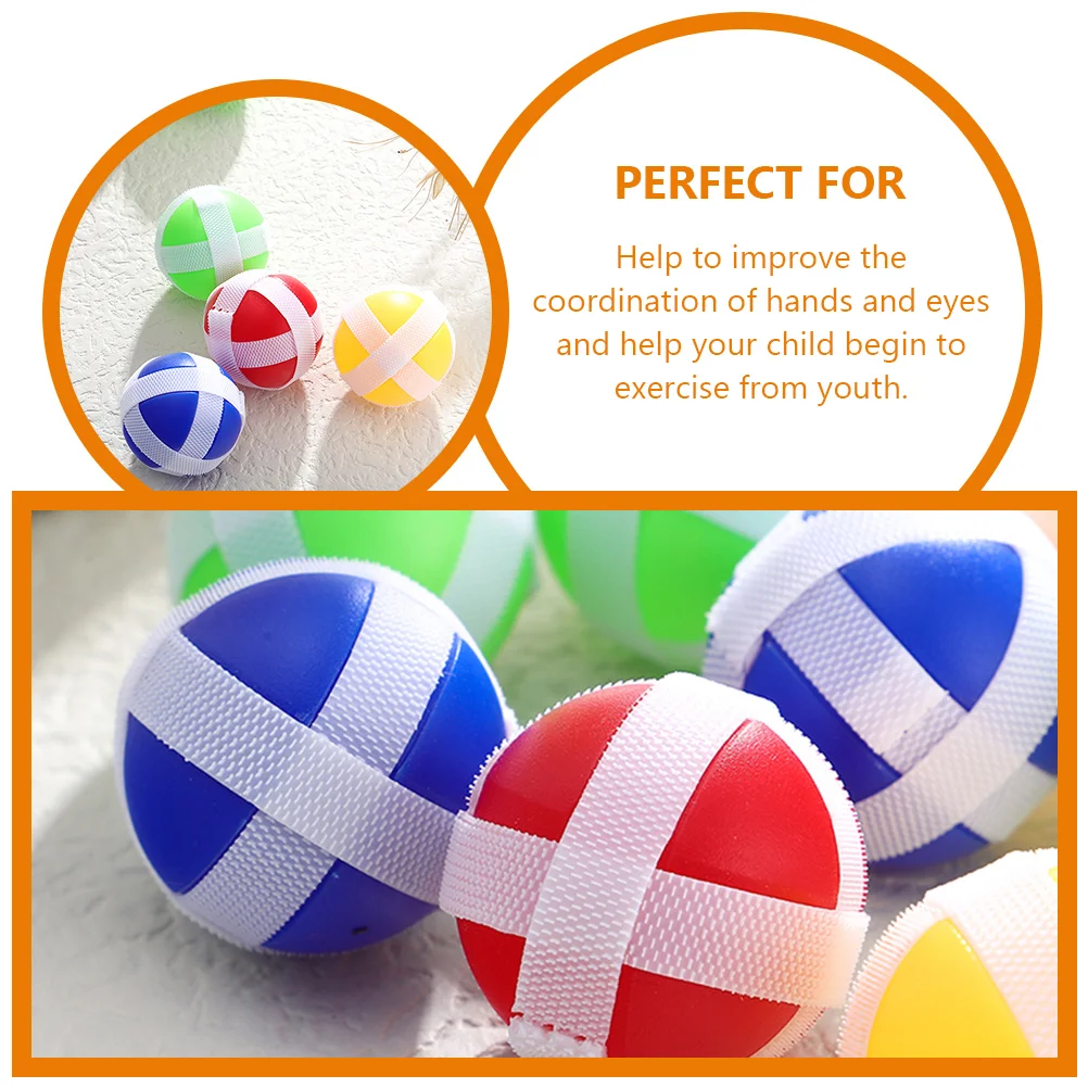 20-delige speelgoed klittenbandbal sport kleverige ballen voor bord nylon grappige kinderspelaccessoires