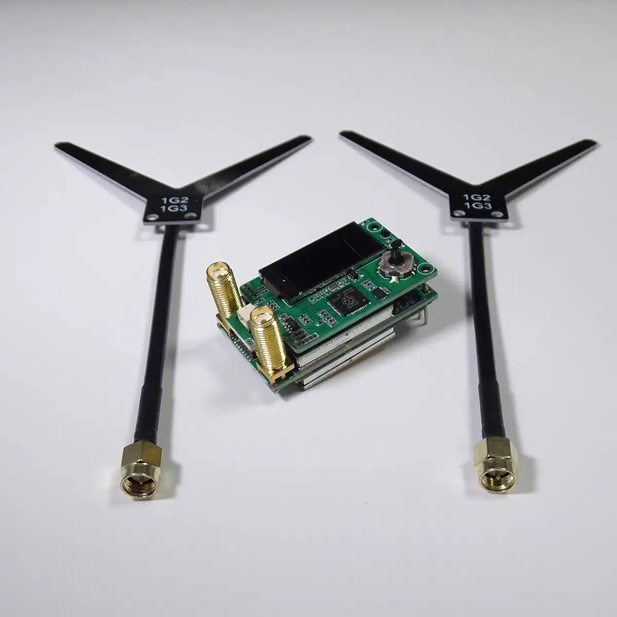 FPV 1.2/1.3Ghz VRX Module Dual Antenna VRX Video Receiver 9CH Wide Band 1080Mhz-1360Mhz For Fatshark/SKYZONE/DJI Goggles V1 V2