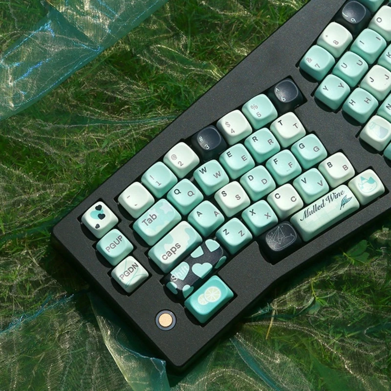 Fantasy Summer PBT MOA Профильные колпачки для ключей 131 клавиша Набор с подогревом для механических устройств