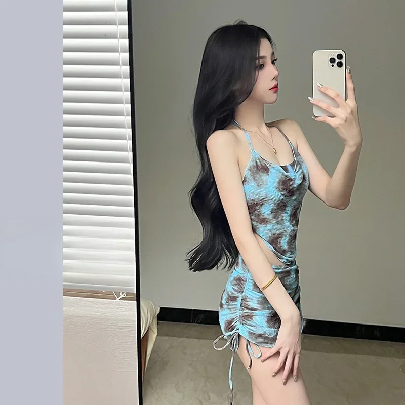 セクシーなビキニ水着ティーピースセットピュアディザイアSle小胸ギャザー隠れ腹温泉水泳衣装胸付き...