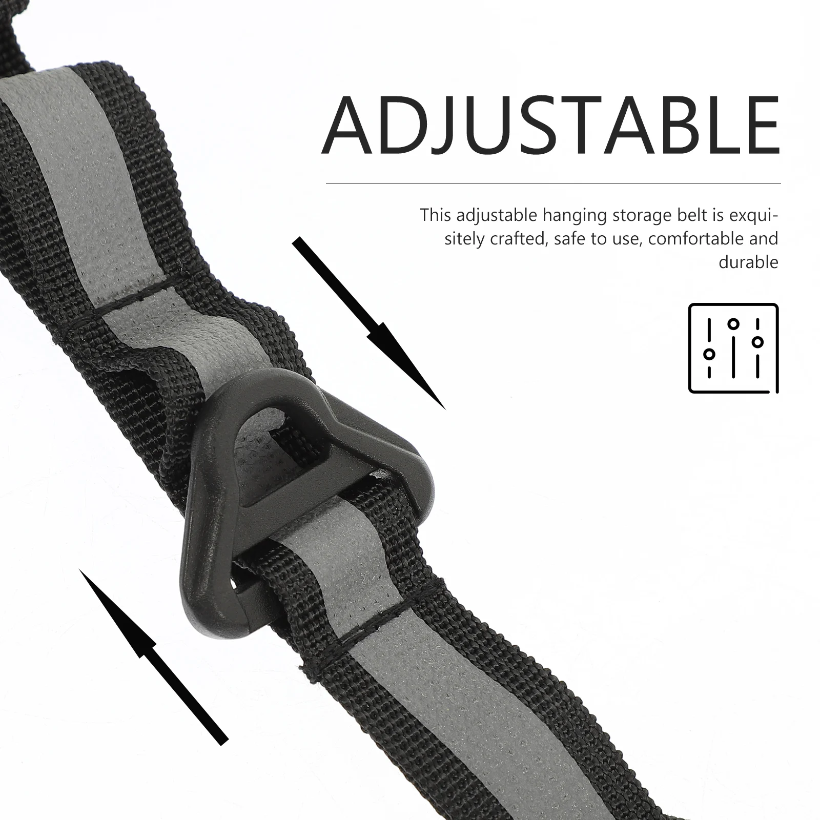 

Adjustable Mountaineering Harness Sturdy Hanging Storage Belt For Camping Lightweight Climbing Hook Strap Tools Camera Outdoor