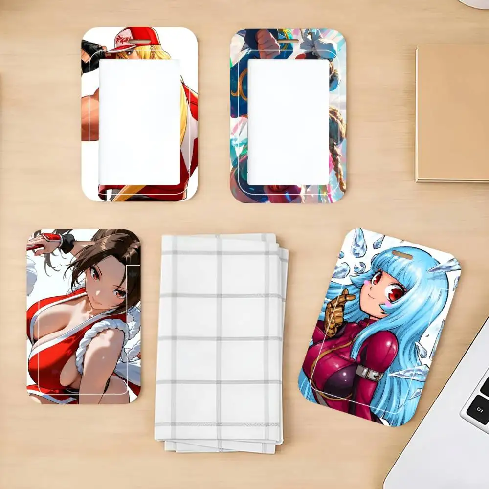 KOF The King Of Fighters ID Card Holder Neck Strap Pendant Door Badge Holder Lanyards Keychain Work Credential Case Gift - view 2
