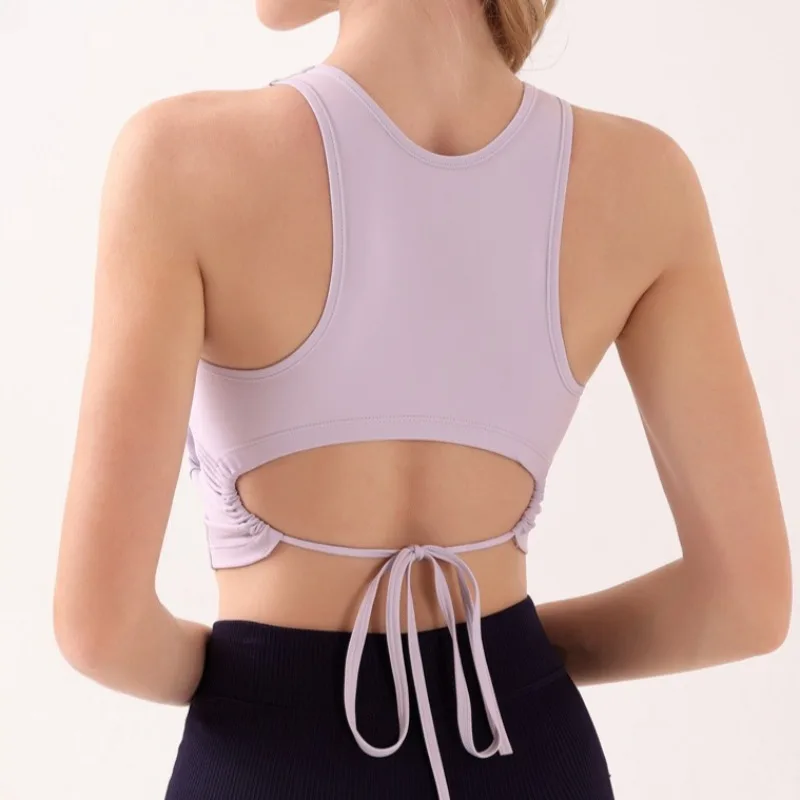 

Sleeveless Yoga Vest Elastic Breathable Vests Women Bra Yoga Tennis Running Sports Gym Shirts Top Clothing Active Sportswear
