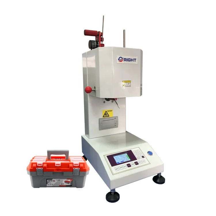 Melt Flow Indexer Polymer Melt Flow Rate MFR MFI Tester for Thermoplastics Plastic Testing