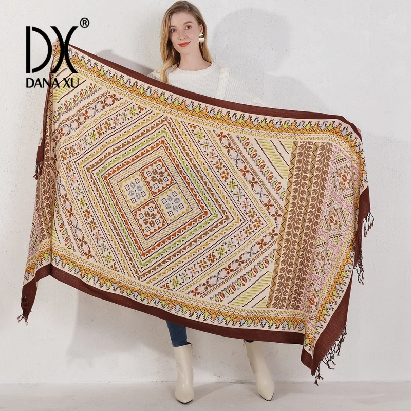 dana-xu-sciarpa-oversize-100-lana-per-donne-245×110cm-stampa-etnica-geometrica-caldo-mantello-invernale-grande-pashmina-con-frange
