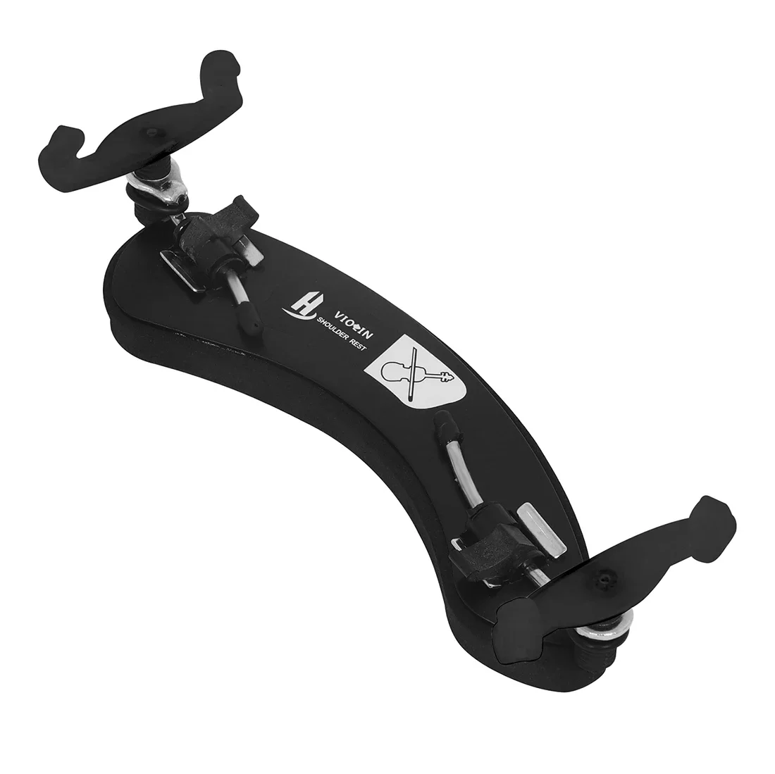 ﻿ 1/8 3/4-4/4 Violin Shoulder Rest Adjustable Violin Shoulder Pad with Sponge Pad Anti Wolf Black /White Feet Violin Accessories