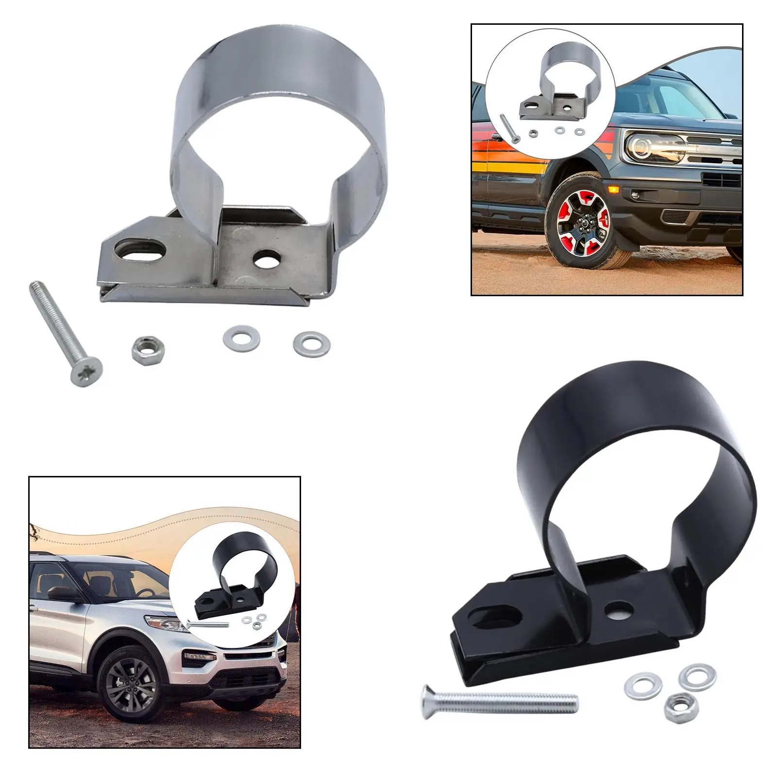 Ignition Coil Bracket Direct Replace Professional Simple Installation Attachment Accessories for Ford Bronco 6V and 12V