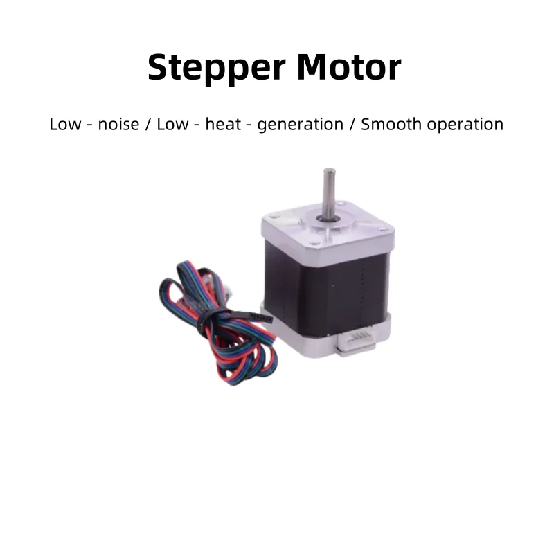 42 Stepper Motor, 2 - Phase 4 - Wire, 17HS8401B, Single - Output Shaft, Hybrid - Type, Low - Noise, Low - Heat - Generation