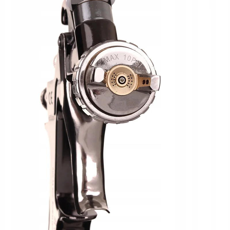 AUARITA MP-500 LVLP Spritzpistole 1,3 mm Düse 600CC Farbtank Schwerkraftspritzpistole zum Lackieren von Autos Aerografo Farbspritzgerät Druckluftwerkzeuge
