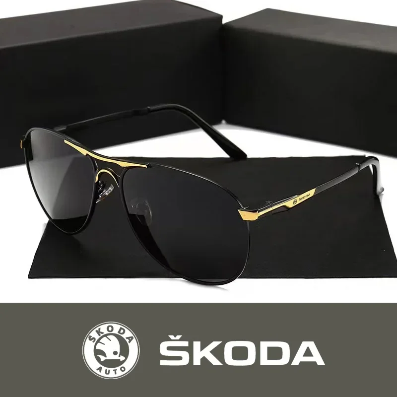 

High end luxury men driving polarized sunglasses,brand luxury anti glare, men and women Drive For Skoda Octavia Rapid Fabia S