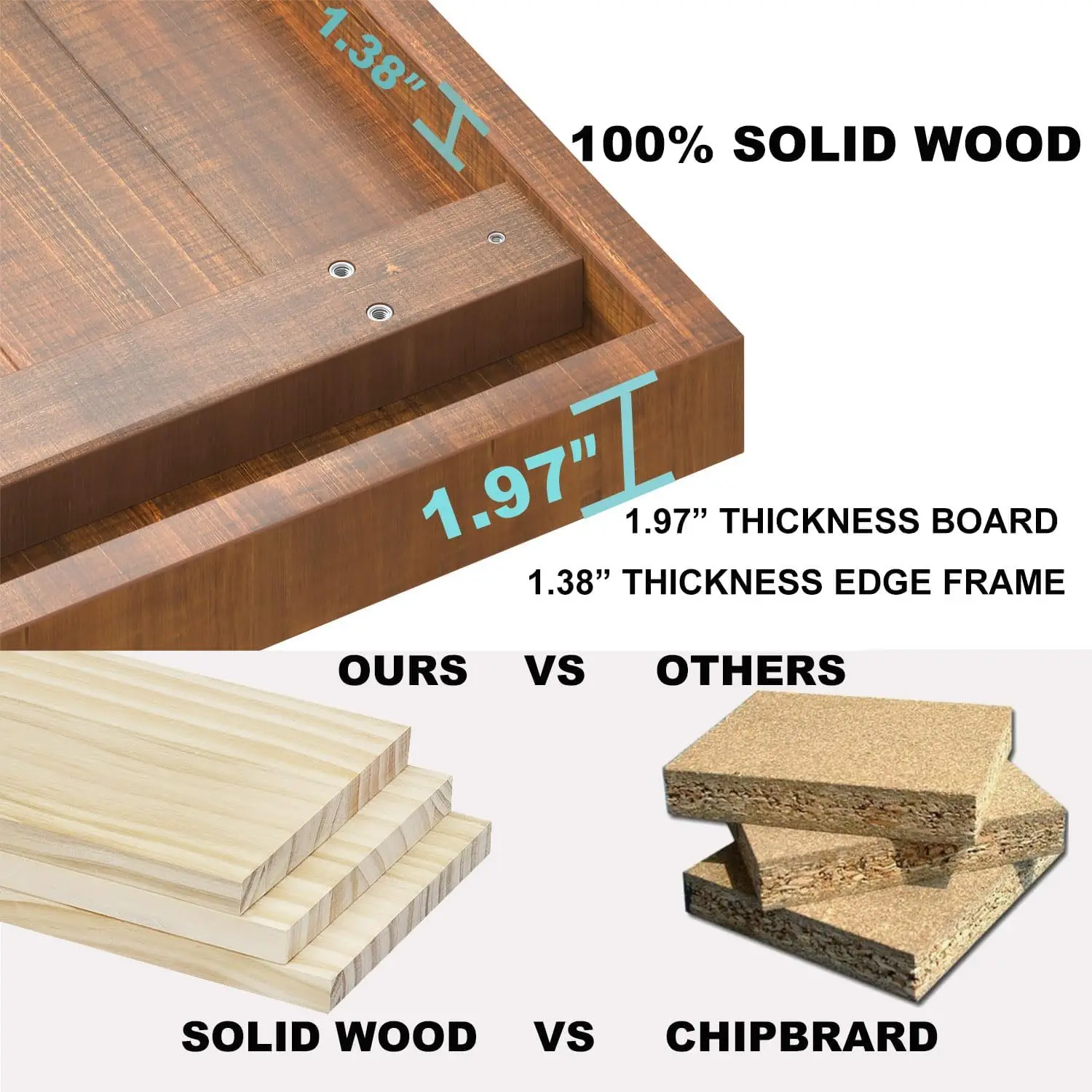 Stolik kawowy w stylu rustykalnym, industrialny stolik do herbaty z litego drewna, stolik kawowy w stylu farmhouse z prawdziwego drewna, nowoczesny minimalistyczny prostokątny