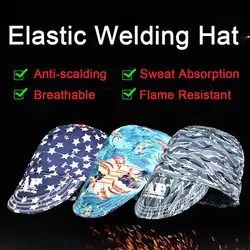 Elastic Welding Hat Sweat Absorption Welders Protective Cap Flame Resistant Head Full Protection Hoods