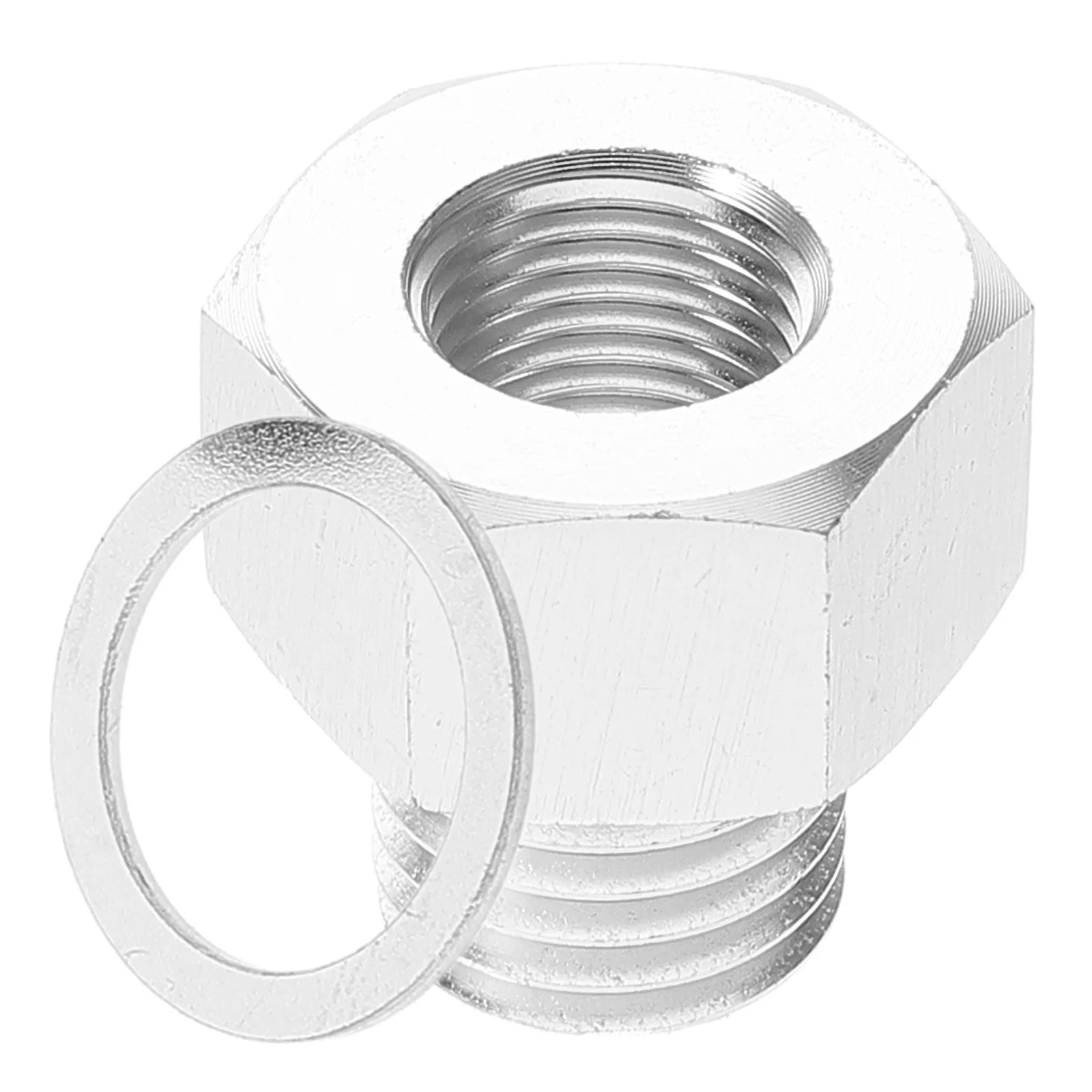 

Oil Pressure Sensor Adapter Aluminum 1.5 to 1 8 Npt Accuracy Monitoring Compatible Engine Performance Enhancer