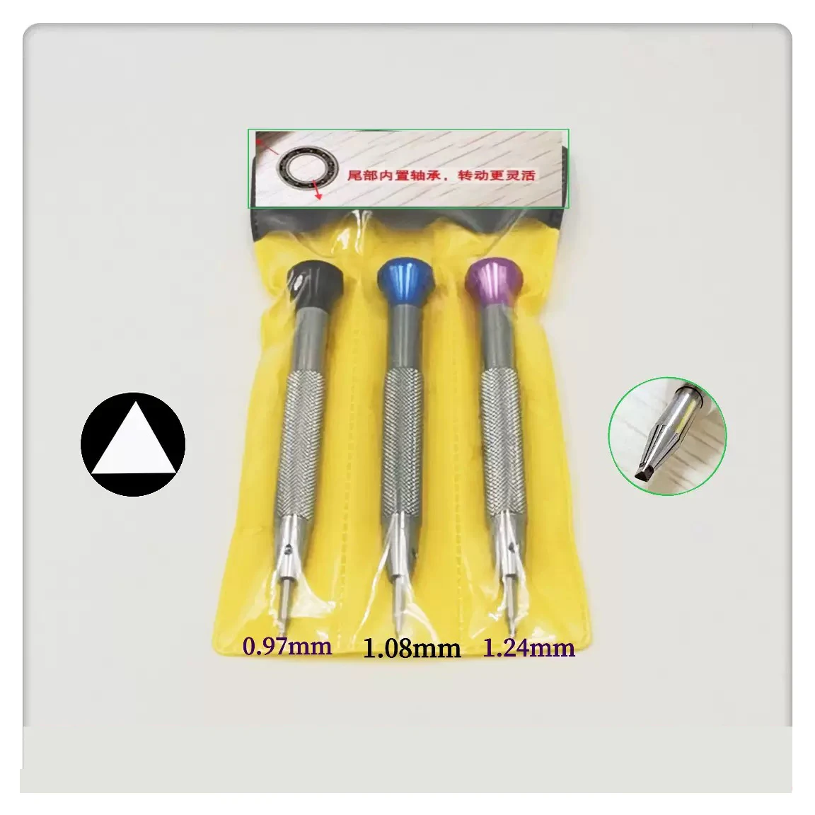 Watch Movement Rotor Oscillating Weight Opener Triangle Screwdriver RLX 3235